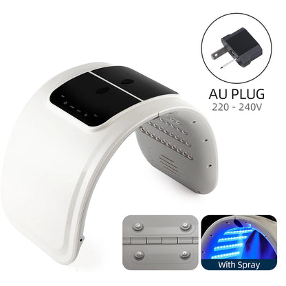 7 Colors LED Photon Machine with Nano Spray Skin Moisturizing Face&Body Mask Salon SPA Home Use Skin Rejuvenation Acne Skin Care