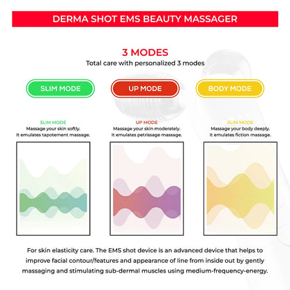 EMS Face Lifting Machine Facial Massager Microcurrent Roller Skin Tightening Rejuvenation Double Chin Removal Beauty Device