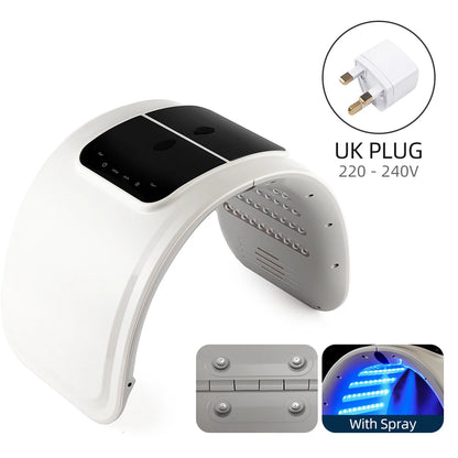 7 Colors LED Photon Machine with Nano Spray Skin Moisturizing Face&Body Mask Salon SPA Home Use Skin Rejuvenation Acne Skin Care